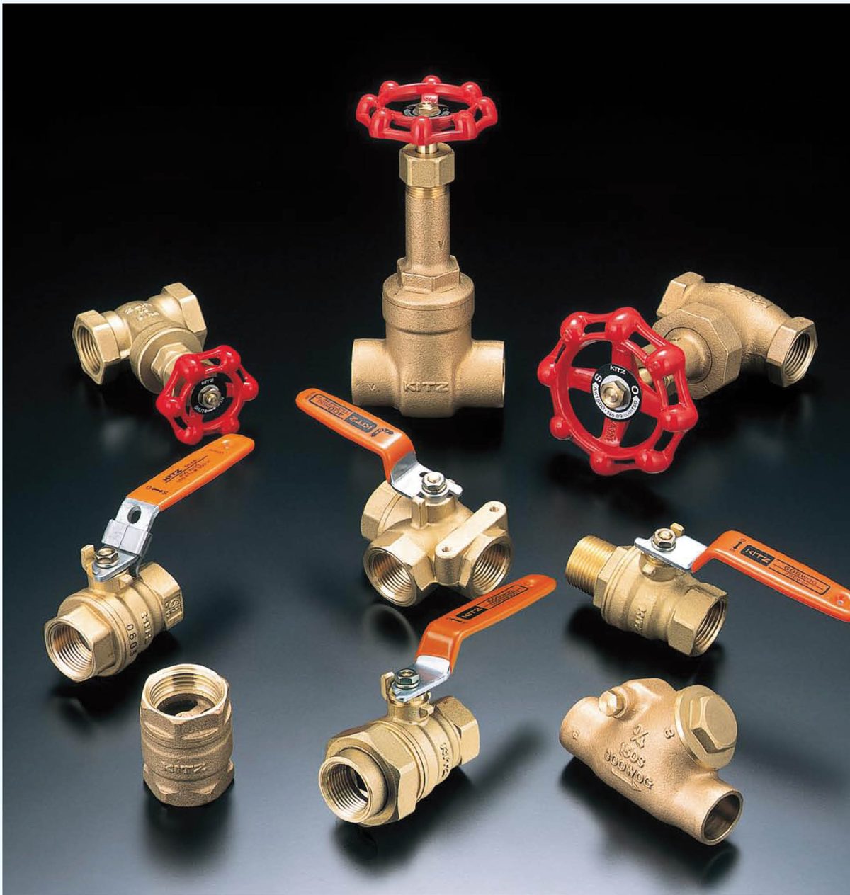 KITZ bronze and brass gate, globe, check and ball valves