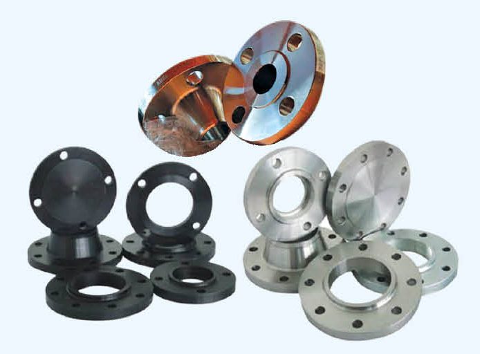 Carbon steel and stainless steel flanges